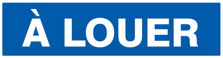 PANNEAU A LOUER 200X52MM TALIAPLAST - 720634