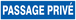 PANNEAU PASSAGE PRIVE 200X52MM TALIAPLAST - 720635