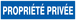 Panneau adhésif PROPRIETE PRIVEE 200X52MM TALIAPLAST - 720643