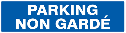 PANNEAU PARKING NON GARDE 200X52MM TALIAPLAST - 720646