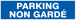 PANNEAU PARKING NON GARDE 200X52MM TALIAPLAST - 720646