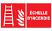 PANNEAU ECHELLE D'INCENDIE 330X200MM TALIAPLAST - 721102