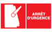PANNEAU ARRET D'URGENCE 330X200MM TALIAPLAST - 721110