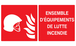 PANNEAU EQUIPEMENTS DE LUTTE CONTRE L'INCENDIE 330X200MM TALIAPLAST - 721112