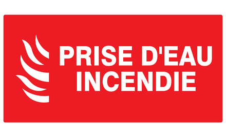 PANNEAU PRISE D'EAU INCENDIE 330X200MM TALIAPLAST - 721113