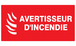 PANNEAU AVERTISSEUR D' INCENDIE 330X200MM TALIAPLAST - 721115