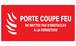 PANNEAU PORTE COUPE-FEU (+ TEXTE) 330X200MM TALIAPLAST - 721121