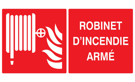 PANNEAU ROBINET D'INCENDIE ARME 330X200MM TALIAPLAST - 721125