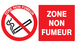 PANNEAU ZONE NON FUMEUR 330X200MM TALIAPLAST - 721235