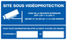PANNEAU SITE SOUS VIDEOPROTECTION 330X200MM TALIAPLAST - 721240