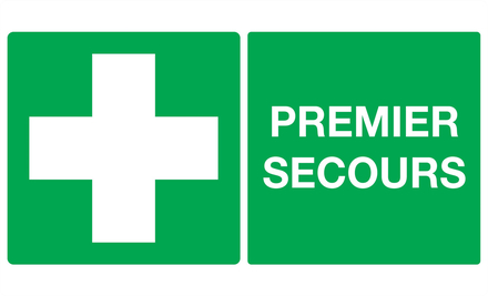 PANNEAU PREMIER SECOURS 330X200MM TALIAPLAST - 721401