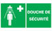 PANNEAU DOUCHE DE SECURITE 330X200MM TALIAPLAST - 721414