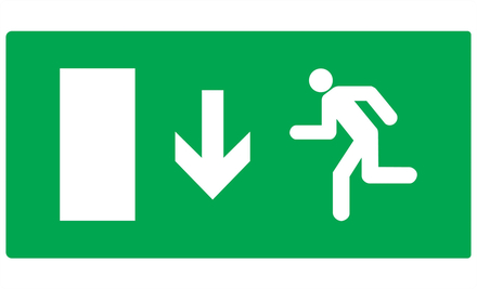 Evacuation sortie bas gauche 330x200mm TALIAPLAST - 721427