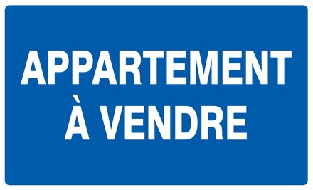 Panneau adhésif APPARTEMENT A VENDRE 330X200MM TALIAPLAST - 721601