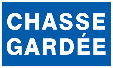 PANNEAU CHASSE GARDEE 330X200MM TALIAPLAST - 721602