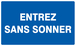 PANNEAU ENTREZ SANS SONNER 330X200MM TALIAPLAST - 721616