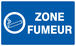 PANNEAU ZONE FUMEUR 330X200MM TALIAPLAST - 721633