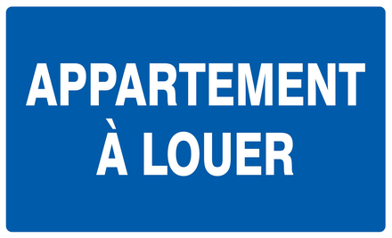 PANNEAU APPARTEMENT A LOUER 330X200MM TALIAPLAST - 721636