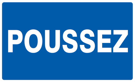 PANNEAU POUSSEZ 330X200MM TALIAPLAST - 721642