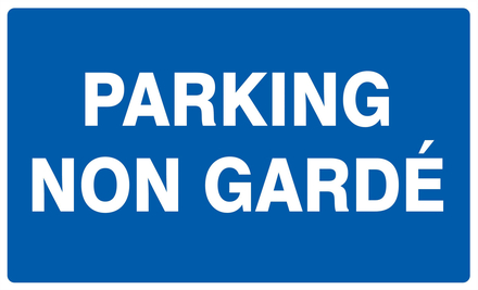 PANNEAU PARKING NON GARDE 330X200MM TALIAPLAST - 721646