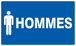 PANNEAU TOILETTES HOMMES 330X200MM TALIAPLAST - 721648