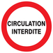 PANNEAU CIRCULATION INTERDITE Ø300MM TALIAPLAST - 722207