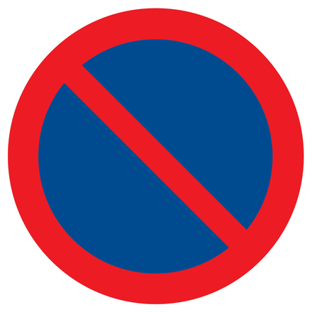 PANNEAU STATIONNEMENT INTERDIT Ø300MM TALIAPLAST - 722213