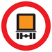 INTERDIT AUX TRANSPORTS DE MATIERES DANGEREUSES D.300mm TALIAPLAST - 722285