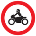 PANNEAU INTERDIT AUX MOTOS Ø300MM TALIAPLAST - 722293