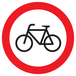 PANNEAU INTERDIT AUX VELOS Ø300MM TALIAPLAST - 722298