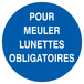 PANNEAU POUR MEULER LUNETTES OBLIGATOIRES Ø300MM TALIAPLAST - 722528