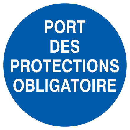 PANNEAU PORT DES PROTECTIONS OBLIGATOIRE Ø300MM TALIAPLAST - 722533