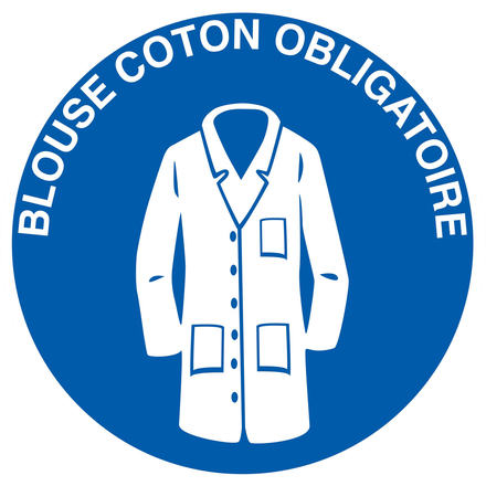 PANNEAU BLOUSE COTON OBLIGATOIRE Ø300MM TALIAPLAST - 722551