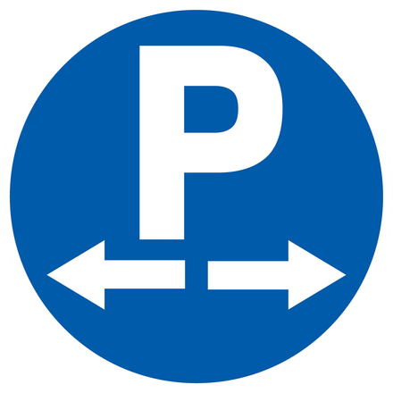 PANNEAU PARKING DANS LES DEUX SENS Ø300MM TALIAPLAST - 722575