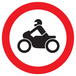 PANNEAU INTERDIT AUX MOTOS Ø420MM TALIAPLAST - 723293