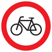 PANNEAU INTERDIT AUX VELOS Ø420MM TALIAPLAST - 723298