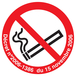 PANNEAU INTERDICTION DE FUMER (DECRET DU 15/11/2006) Ø420MM TALIAPLAST - 723302