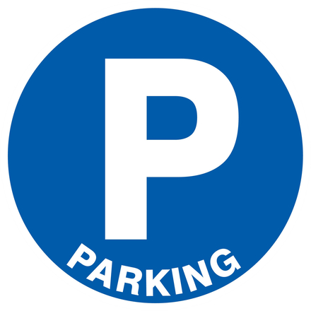 PANNEAU PARKING (TOUTES LETTRES) Ø420MM TALIAPLAST - 723522