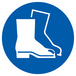 PANNEAU CHAUSSURES DE SECURITE OBLIGATOIRES Ø420MM TALIAPLAST - 723539