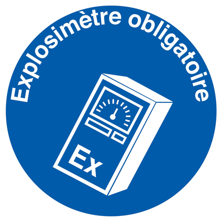 PANNEAU EXPLOSIMETRE OBLIGATOIRE Ø420MM TALIAPLAST - 723571