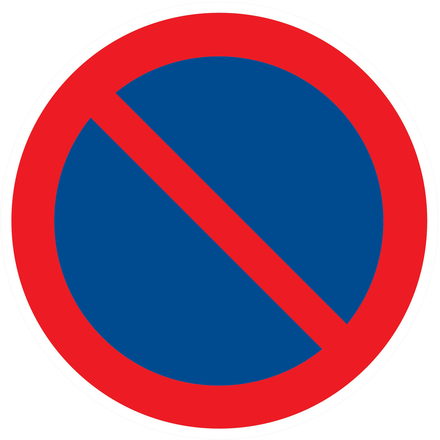 PANNEAU STATIONNEMENT INTERDIT Ø80MM TALIAPLAST - 724213