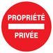 PANNEAU PROPRIETE PRIVEE Ø80MM TALIAPLAST - 724224