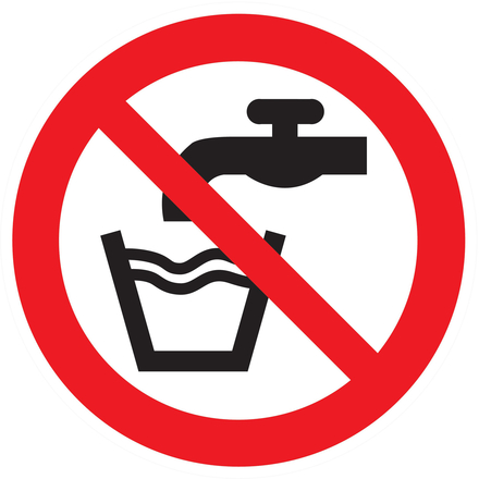 PANNEAU EAU NON POTABLE Ø80MM TALIAPLAST - 724258