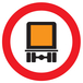 INTERDIT AUX TRANSPORTS DE MATIERES DANGEREUSES D.80mm TALIAPLAST - 724285