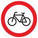 PANNEAU INTERDIT AUX VELOS Ø80MM TALIAPLAST - 724298