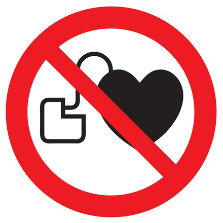 Adhesif Entree interd. aux porteurs stimulat. cardiaque TALIAPLAST - 724319