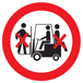 PANNEAU INTERDIT DE TRANSPORTER DES PERSONNES Ø80MM TALIAPLAST - 724321