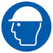 PANNEAU CASQUE DE PROTECTION OBLIGATOIRE Ø80MM TALIAPLAST - 724504