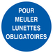 PANNEAU POUR MEULER LUNETTES OBLIGATOIRES Ø80MM TALIAPLAST - 724528