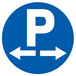 PANNEAU PARKING DANS LES DEUX SENS Ø80MM TALIAPLAST - 724575